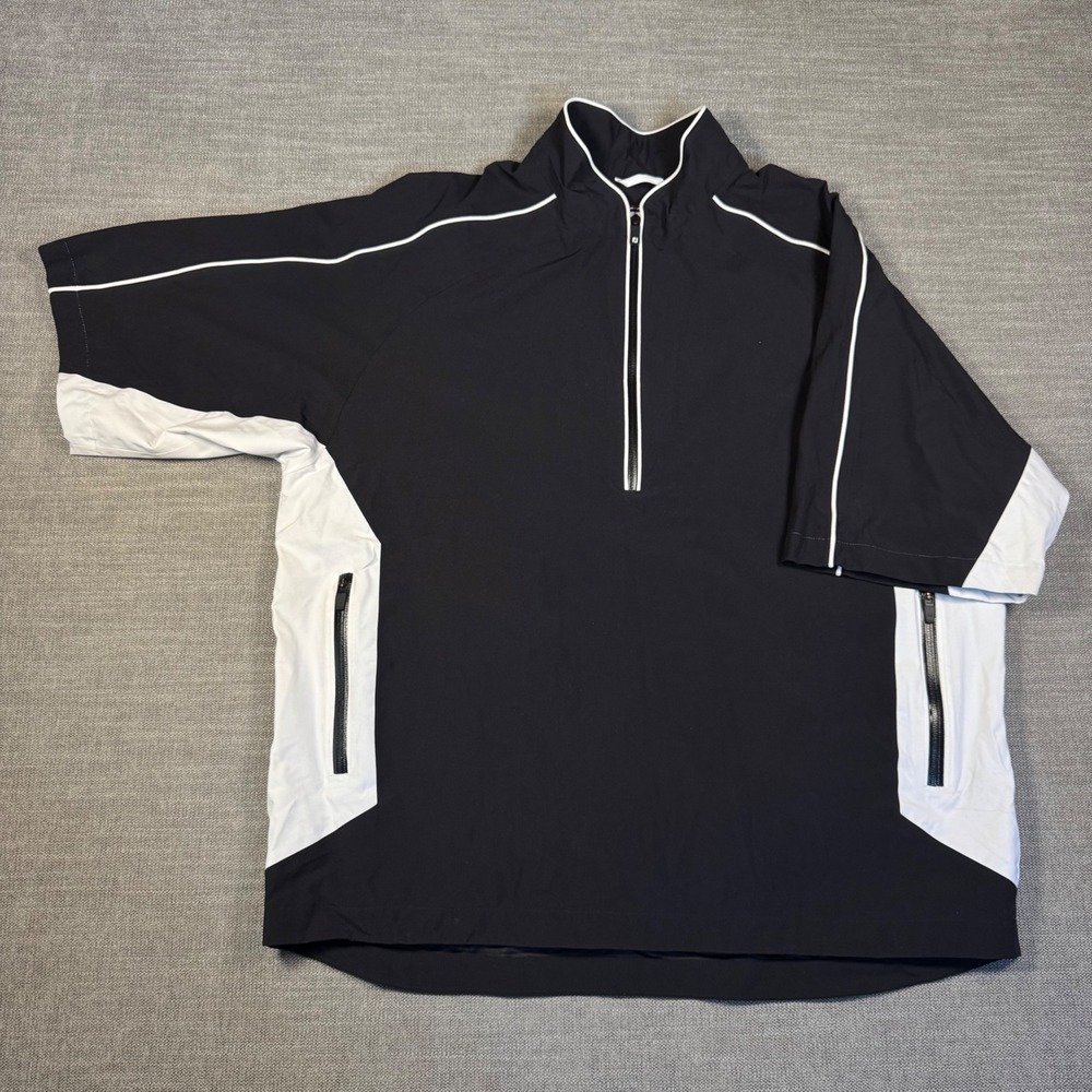 FootJoy DryJoys Tour Collection Wind Rain Shirt Men's XXL Short Sleeve Jacket